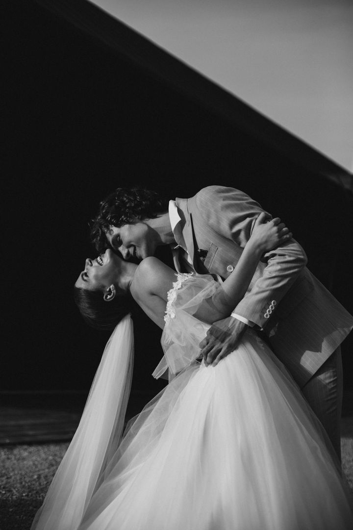 Décor et ambiance de mariage romantique à la française signés AMK Paris